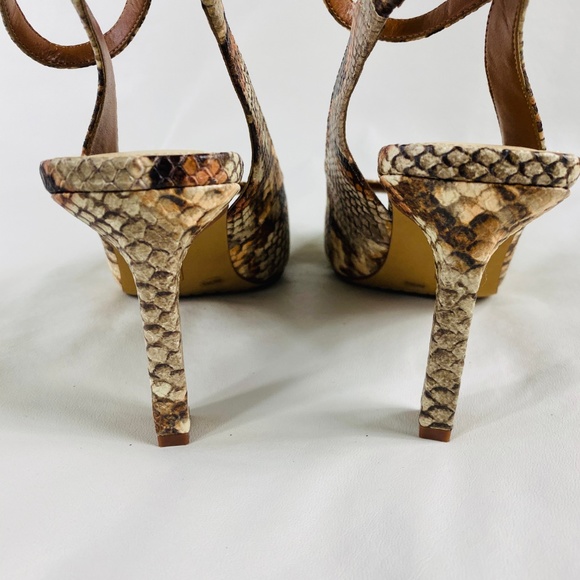 🌷NEW -Vince Camuto Reteema Snake Ankle-strap Pump - Picture 4 of 6